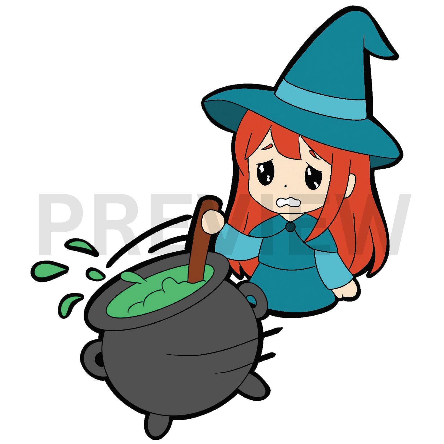 Witch, Please! Clip Art