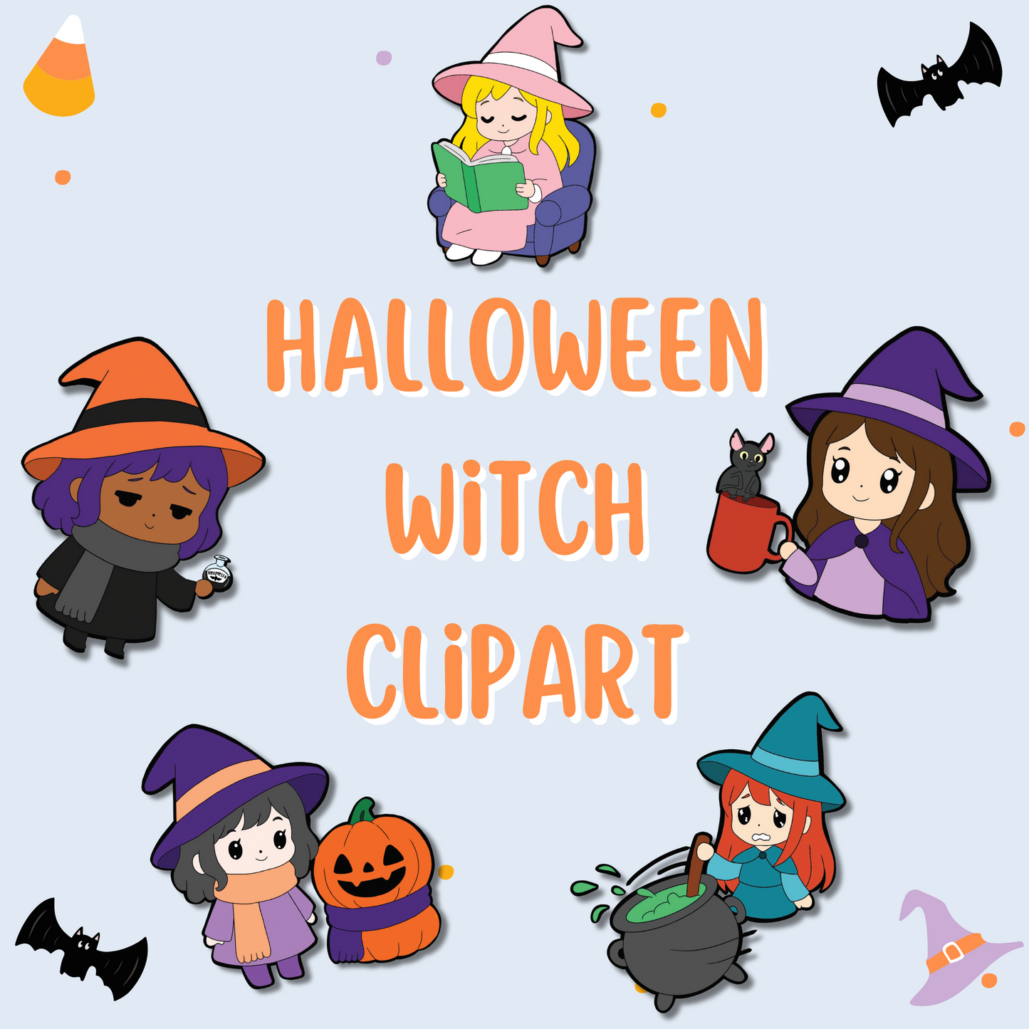 Witch, Please! Clip Art